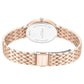 Kenneth Cole Quartz Analog White Dial Rose Gold Colour Stainless Steel Strap Watch For Women kcwlg0068301ld