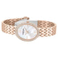 Kenneth Cole Quartz Analog White Dial Rose Gold Colour Stainless Steel Strap Watch For Women kcwlg0068301ld