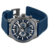 Kenneth Cole Quartz Multifunction Blue Dial Blue Colour Silicone Strap Watch For Men kcwgo0067701mn