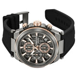 Kenneth Cole Quartz Multifunction Grey Dial Black Colour Silicone Strap Watch For Men kcwgo0065702mn