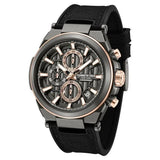 Kenneth Cole Quartz Multifunction Grey Dial Black Colour Silicone Strap Watch For Men kcwgo0065702mn