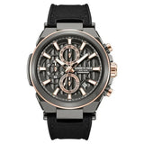 Kenneth Cole Quartz Multifunction Grey Dial Black Colour Silicone Strap Watch For Men kcwgo0065702mn