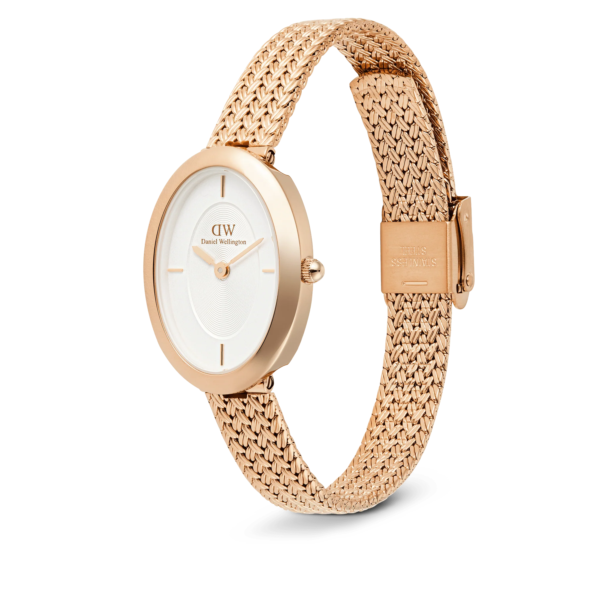 Daniel Wellington White Oval Dial Analogue Women's Watch - DW00100883K