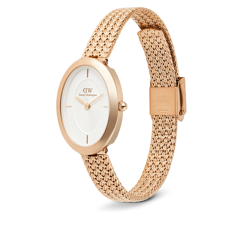 Daniel Wellington White Oval Dial Analogue Women's Watch - DW00100883K