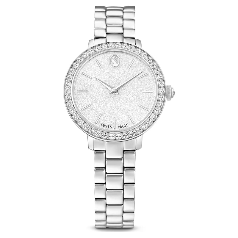 Swarovski Matrix 3-link watch Swiss Made, Metal bracelet - 5706182