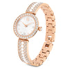 Swarovski Matrix pearl bangle bangle watch Swiss Made, Crystal bracelet, White - 5705406