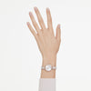 Swarovski Matrix pearl bangle bangle watch Swiss Made, Crystal bracelet, White - 5705406