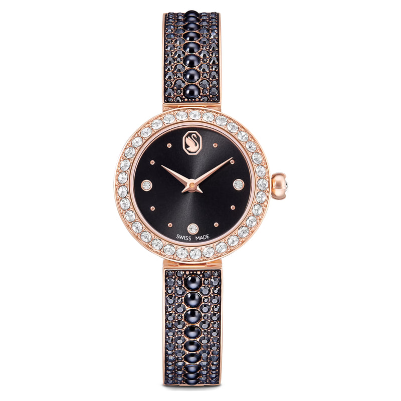 Swarovski Matrix pearl bangle watch Swiss Made, Crystal bracelet - 5743697