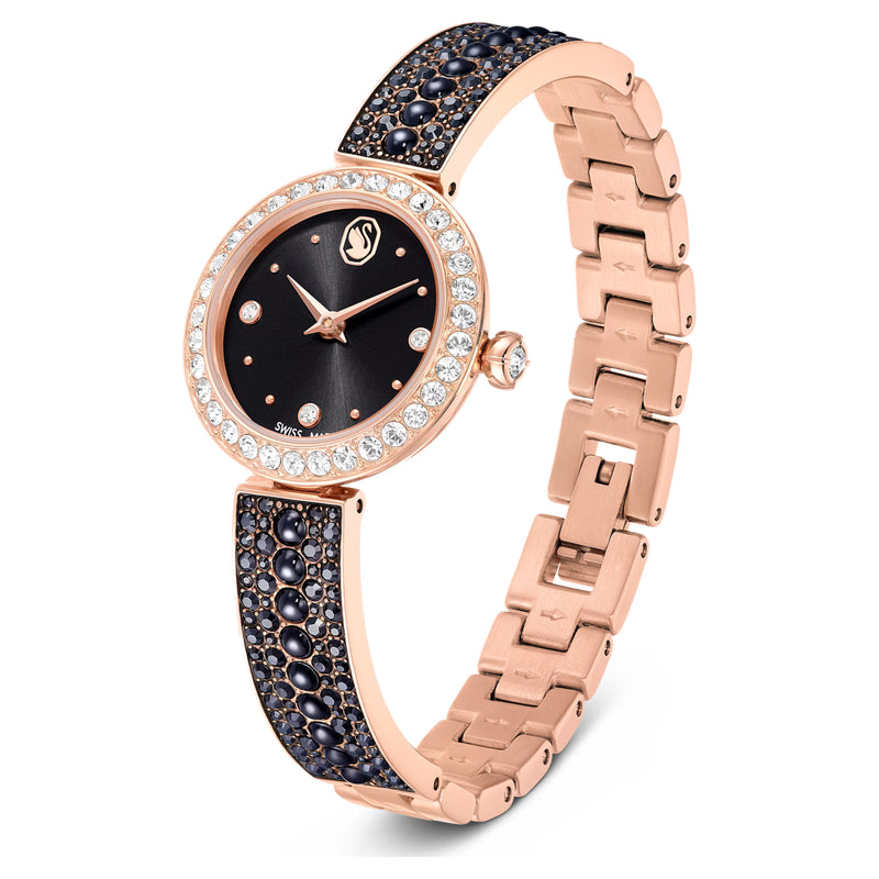 Swarovski Matrix pearl bangle watch Swiss Made, Crystal bracelet - 5743697