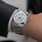 Seiko Astron GPS Solar 5X Dual-Time Chronograph in Silvery White - SSH159J1