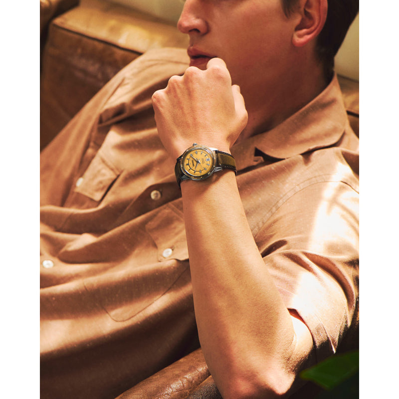 Seiko Presage Style 60s in Golden Yellow - SRPL75J1 - KRISHNA WATCH COMPANY