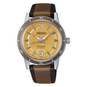 Seiko Presage Style 60s in Golden Yellow - SRPL75J1 - KRISHNA WATCH COMPANY