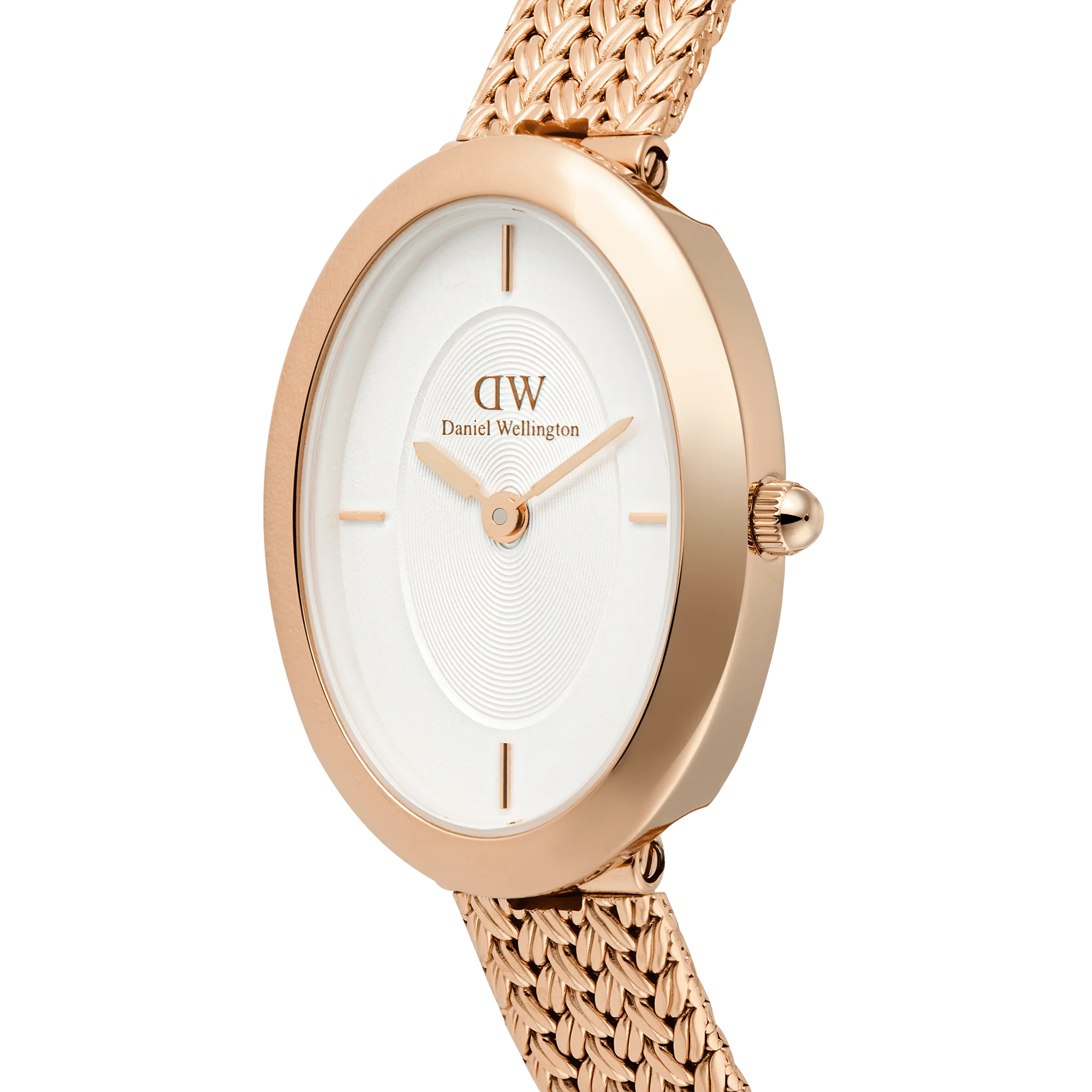 Daniel Wellington White Oval Dial Analogue Women's Watch - DW00100883K