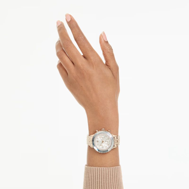 Swarovski Octea chrono watch Swiss Made, Metal bracelet - 5730194