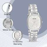 Sonata Linnea Silver Dial Women Watch 8173sm01 - KRISHNA WATCH COMPANY