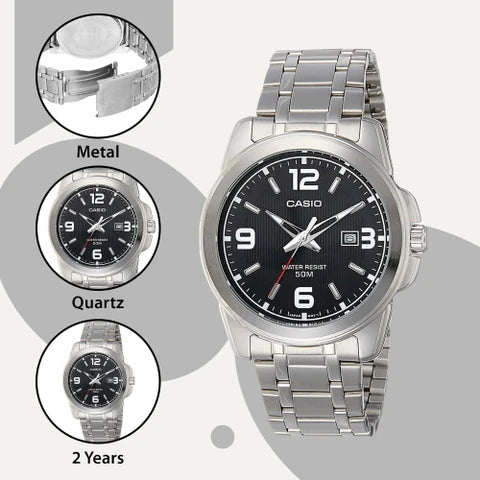 CASIO  Men's Watch ENTICER  MTP1314D-1AVDF - A550