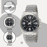 CASIO  Men's Watch ENTICER  MTP1314D-1AVDF - A550