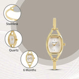 Sonata Pankh Silver Dial Women Watch With Metal Strap 8114ym06