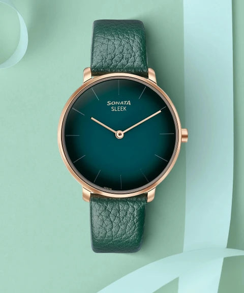 Sonata Sleek Quartz Analog Watch for Women 8191wl01