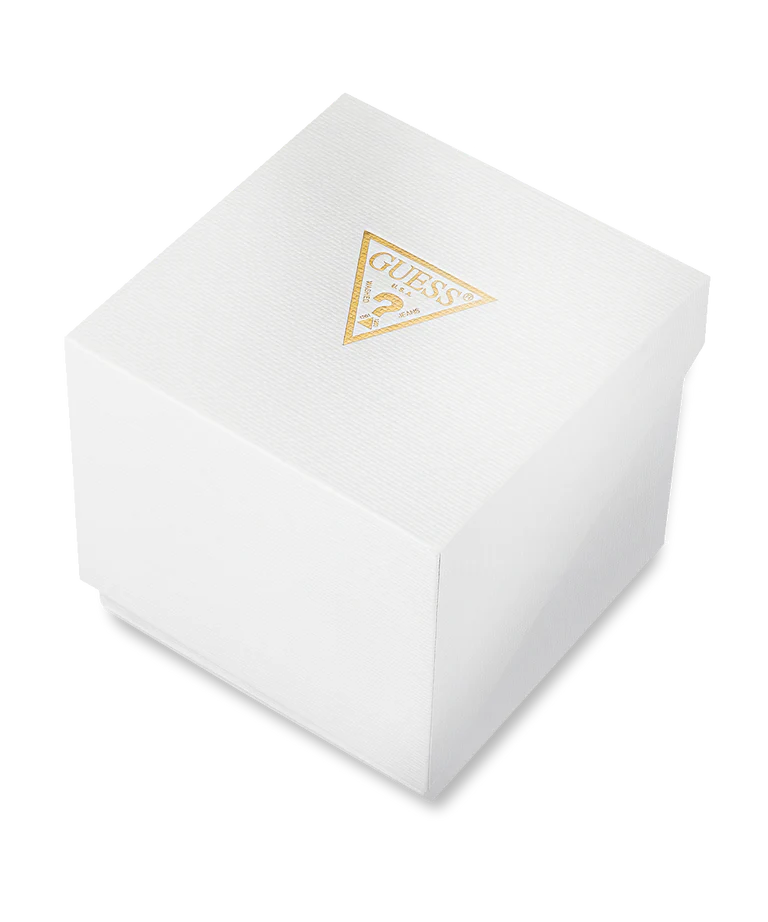 GUESS Mens Black Gold Tone Analog Watch - GW0969G2