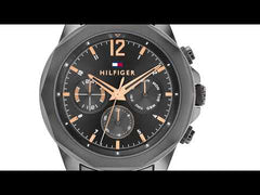 Tommy Hilfiger Grey Dial Grey Stainless Steel Strap Watch for Men th1792061