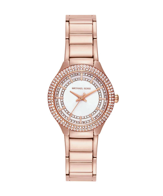 Michael Kors Sylvia Three-Hand Rose Gold-Tone Watch MK4942