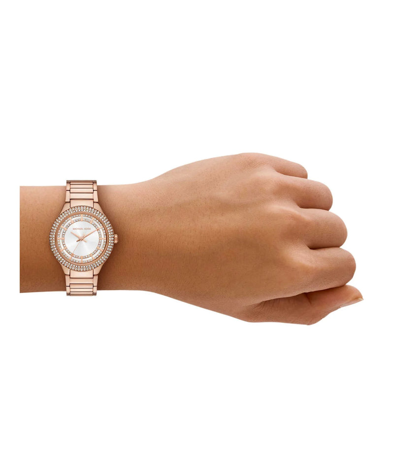 Michael Kors Sylvia Three-Hand Rose Gold-Tone Watch - MK4942 - KRISHNA WATCH COMPANY