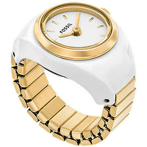 Fossil Quartz watch Fossil woman Watch Ring ES5412 - KRISHNA WATCH COMPANY