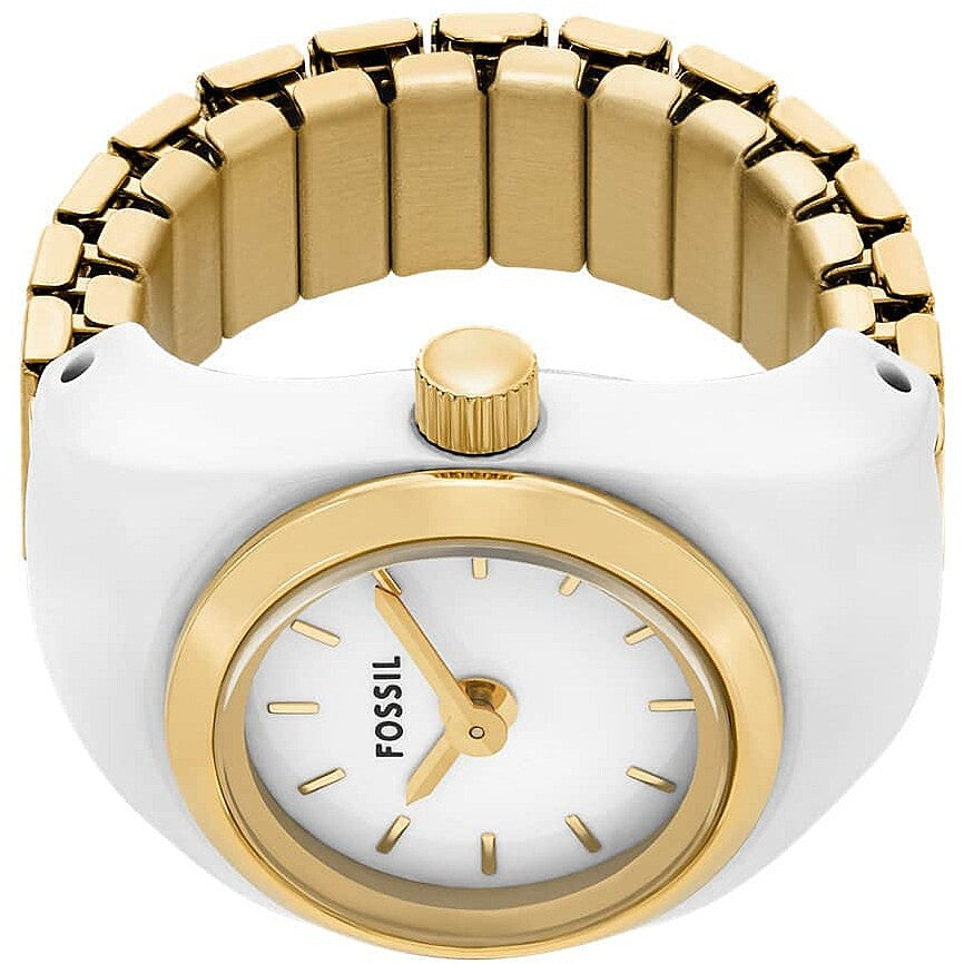 Fossil Quartz watch Fossil woman Watch Ring  ES5412