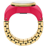 Fossil Watch Ring Two-Hand Gold-Tone Stainless Steel - ES5414