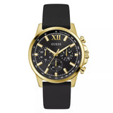 GUESS Mens Black Gold Tone Analog Watch GW0913G2 - KRISHNA WATCH COMPANY