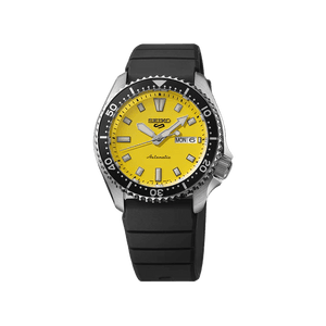 Seiko 5 Sports SKX Redux in Ki-iro Yellow - SRPL87K1 - KRISHNA WATCH COMPANY