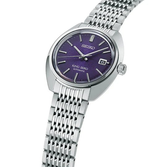 Seiko King Seiko ‘Forest Purple’ 6L 1969 Re-Interpretation - SJE111J1 - KRISHNA WATCH COMPANY