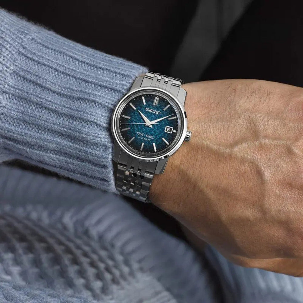 Seiko King Seiko KSK 6L ‘Kameido Blue’ - SJE105J1 - KRISHNA WATCH COMPANY