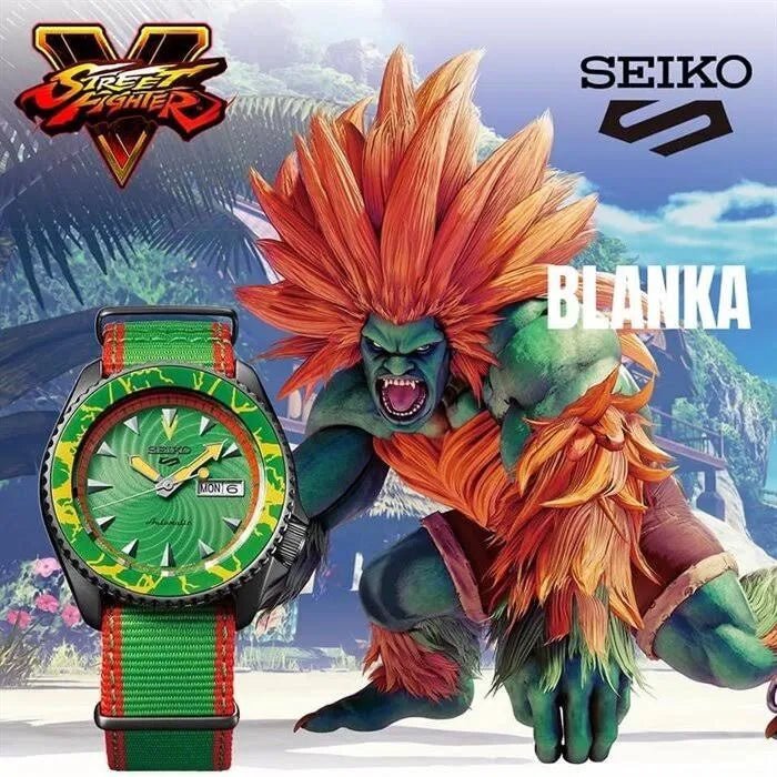 Seiko Leather Analog Green Dial Men Watch SRPF23K1