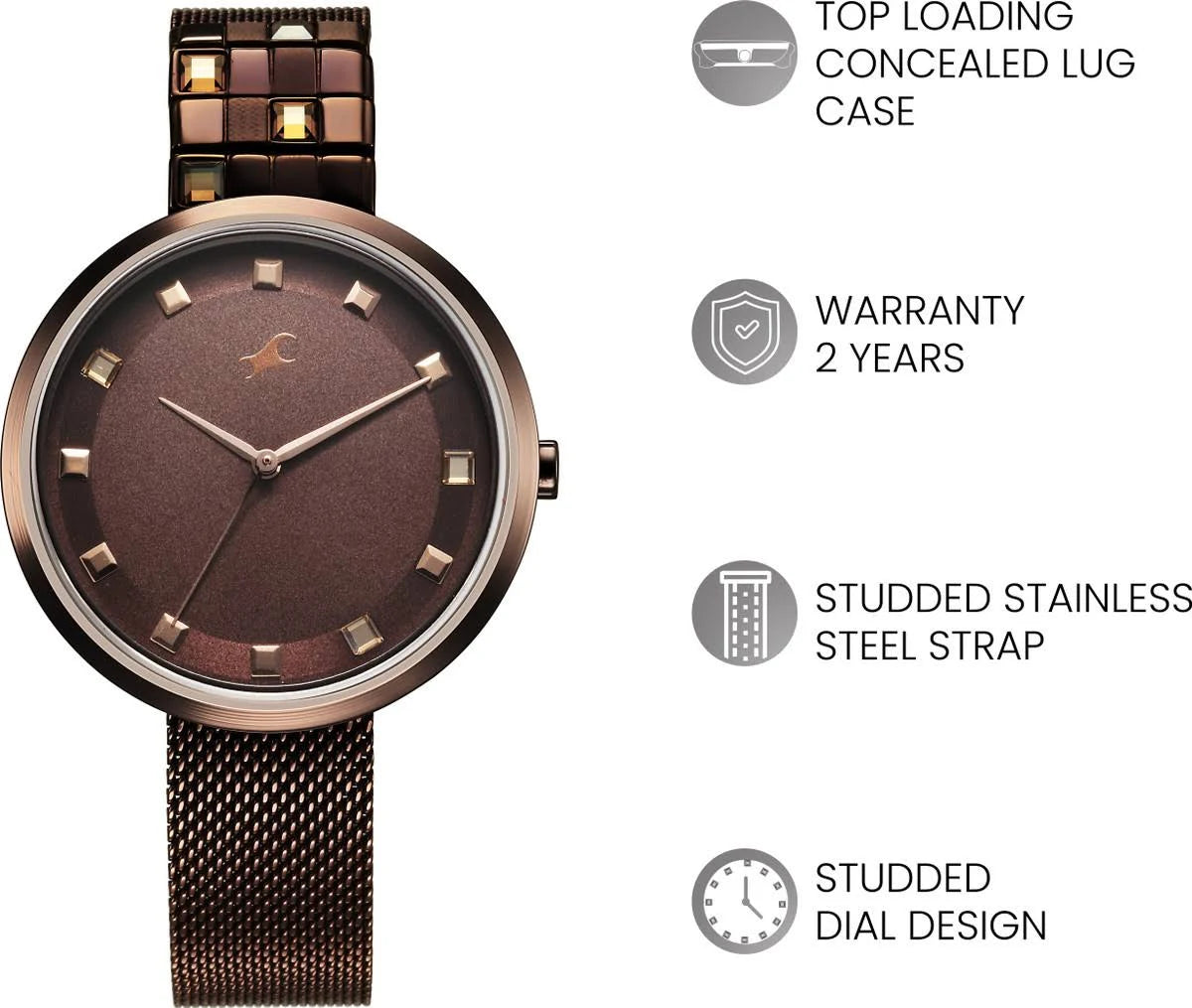 Fastrack Fleek Watch for Girls 6300qm01
