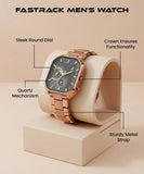 Fastrack Groove Guy's Watch with Lume indices - 3321QM02