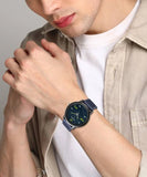 Sonata Quartz Analog PU Strap Watch for Men - 77085PP14W - KRISHNA WATCH COMPANY
