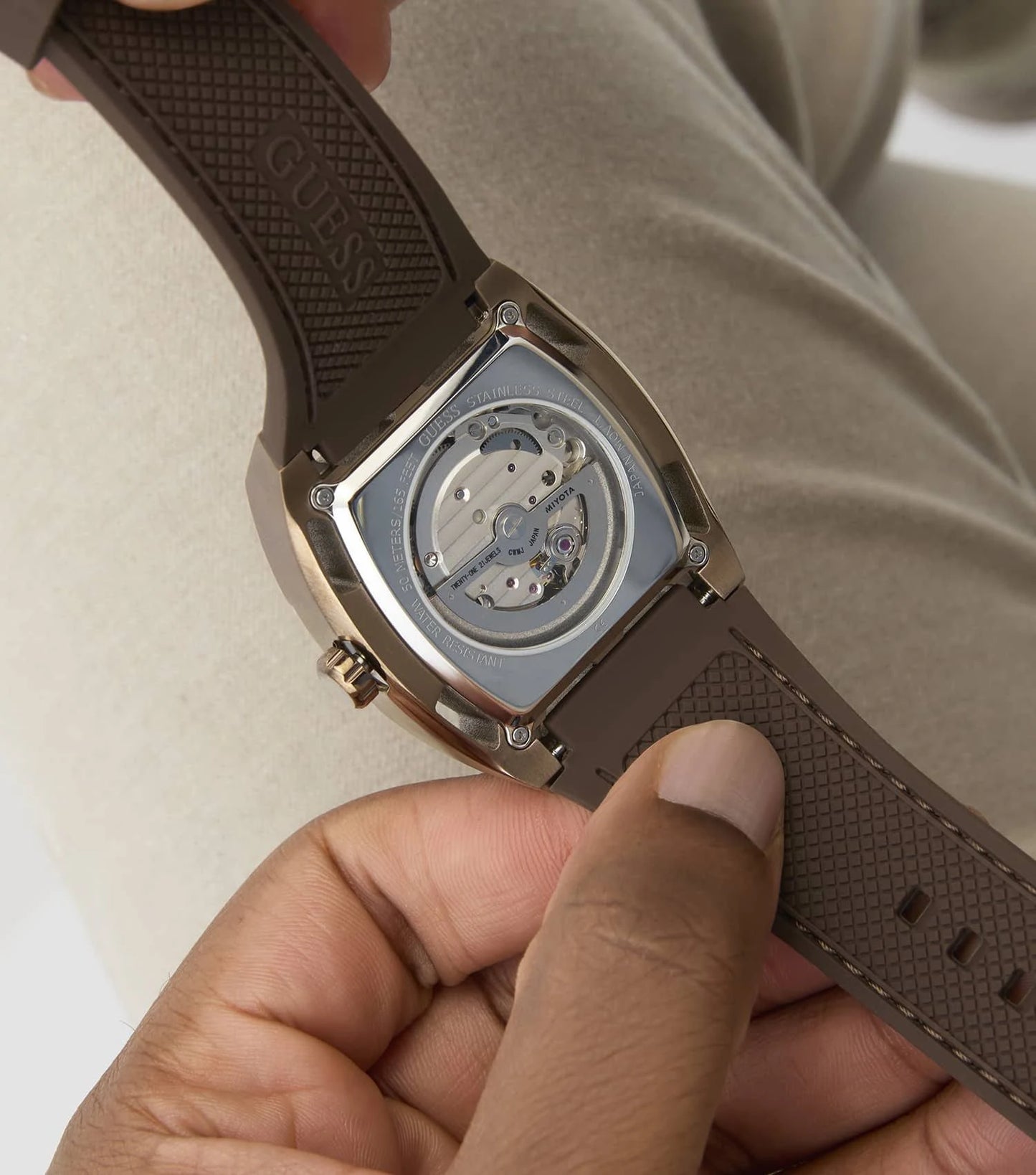 Guess Phoenix Analog Watch For Men - GW0980G3