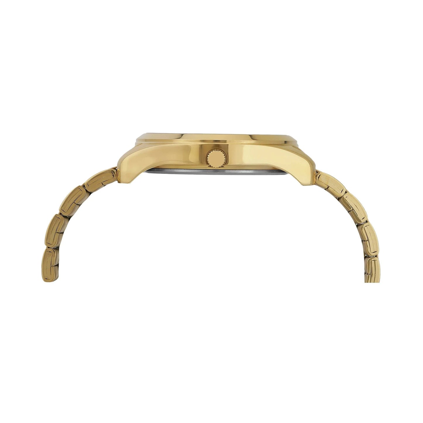 Timex Men Champagne Round Analog Brass Dial Watch- TWTG10403