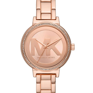 Michael Kors | Sofie Three-Hand Rose Gold-Tone St Steel Watch MKO1052 - KRISHNA WATCH COMPANY