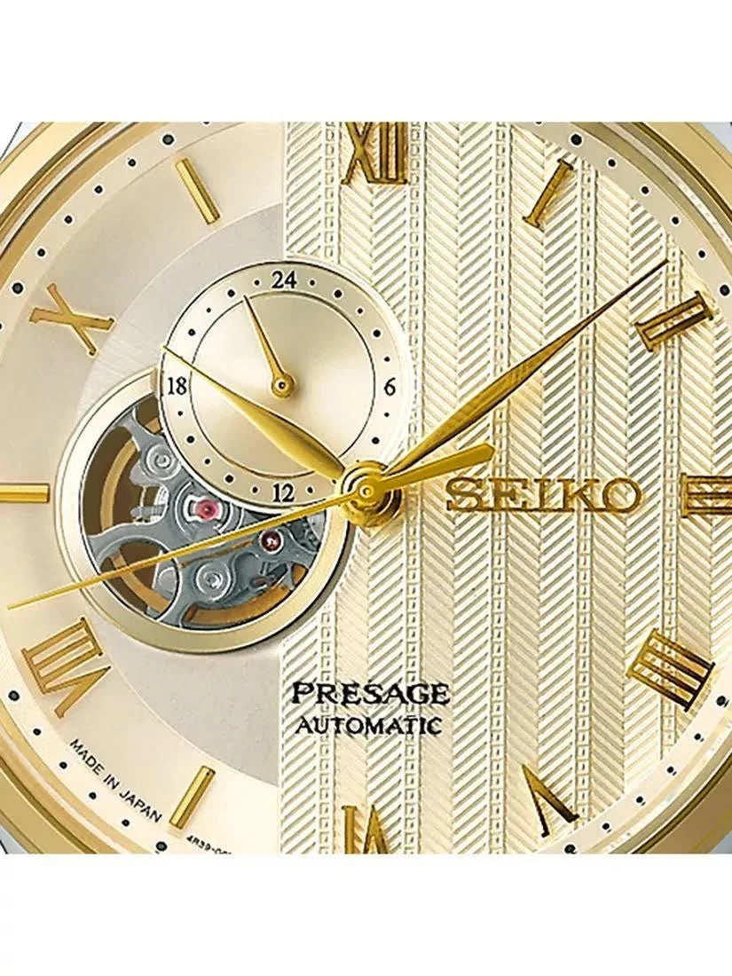 Seiko Presage ‘Japanese Zen Gardens’ in Gold-toned sand - SSA464J1 - KRISHNA WATCH COMPANY