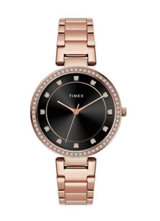 Timex Black Dial Women's Watch - TWEL18725