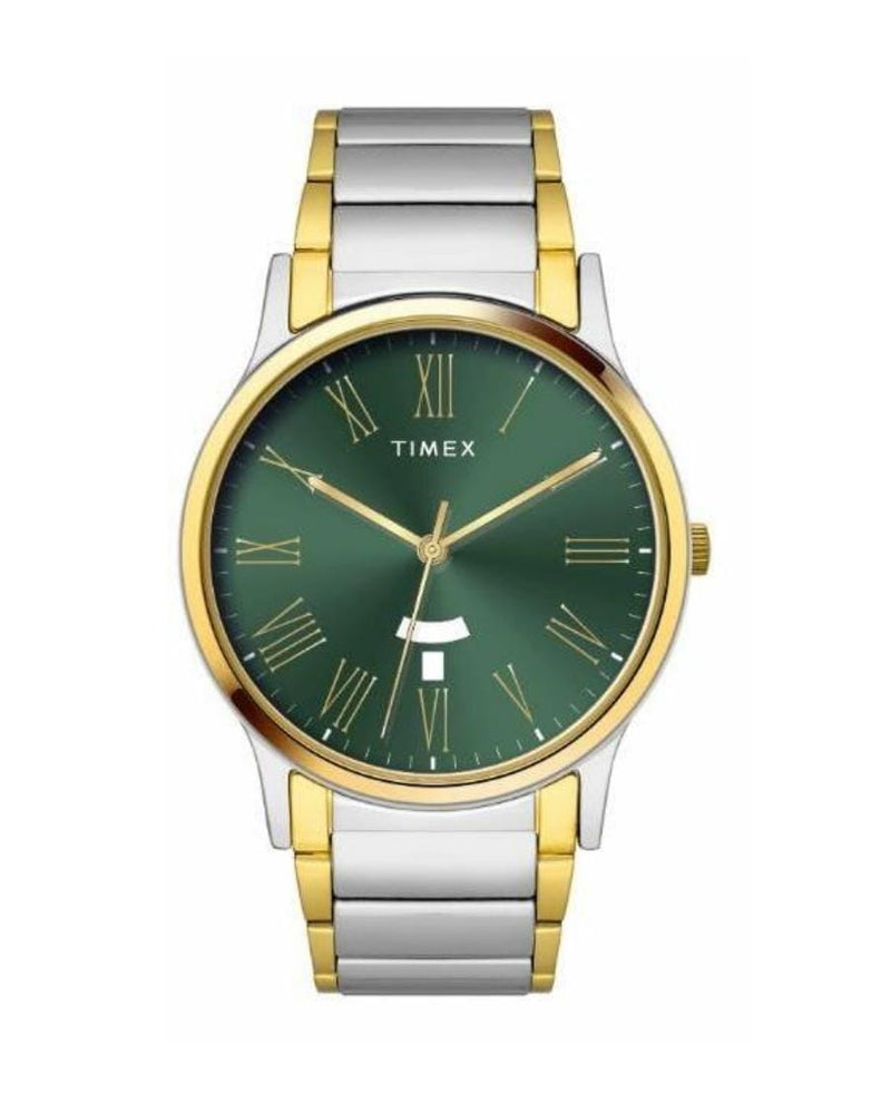 Timex Full Roman Green Dial Astrological Men's Watch TW000R470