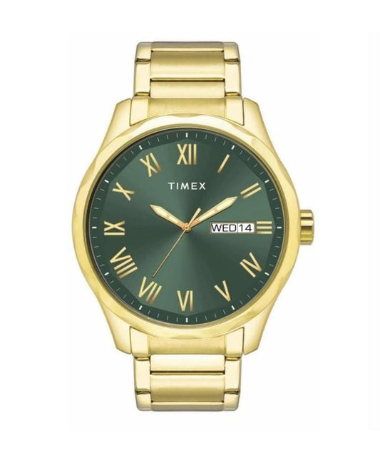 Timex Full Roman Green Dial Astrological Men's Watch TW0TG7640