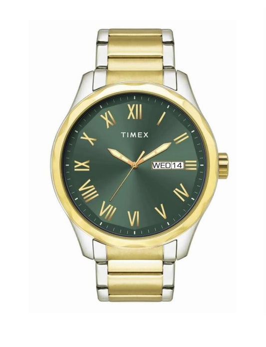 Timex Full Roman Green Dial Astrological Men's Watch TW0TG7641