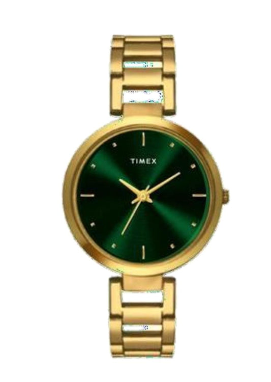 Timex Green Dial Women's Watch - TW000X275