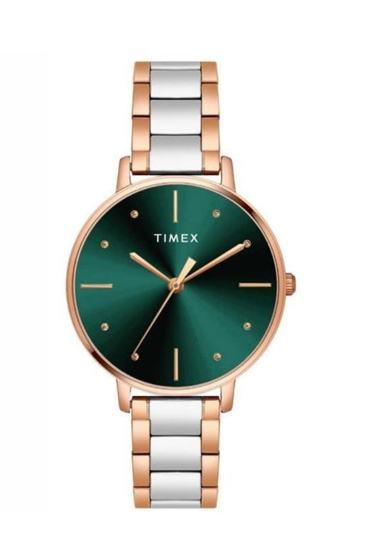 Timex Green Dial Women's Watch - TWEL15827