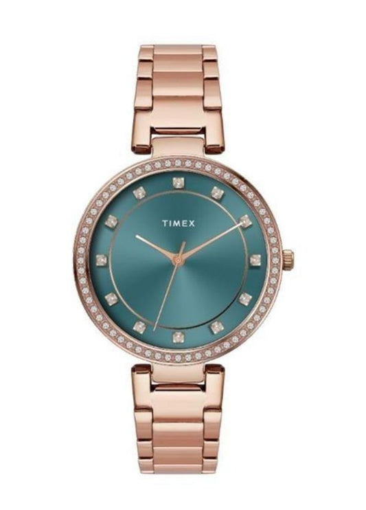 Timex Teal Dial Women's Watch - TWEL18727