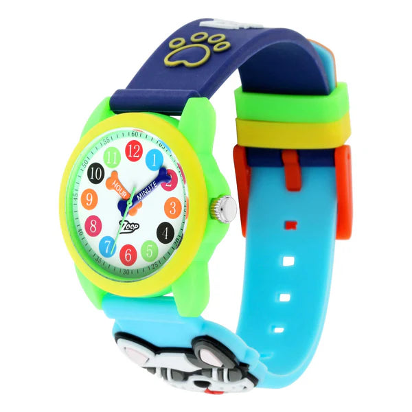 Zoop By Titan Quartz Analog White Dial PU Strap Watch for Kids  26016PP02